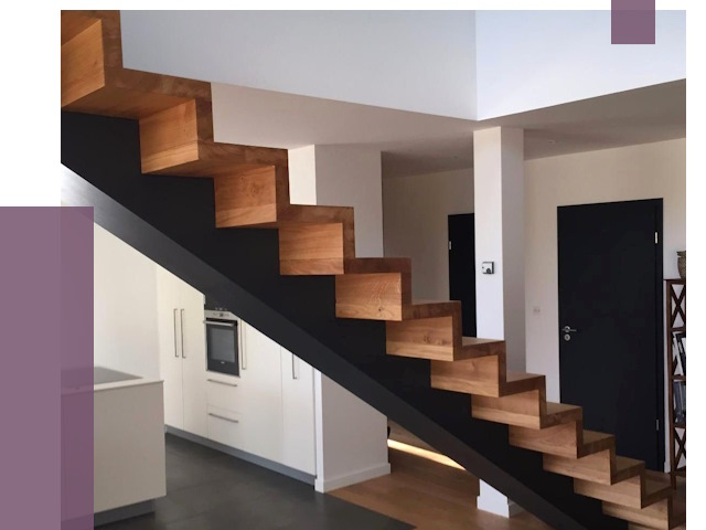 Изготовление деревянных лестниц в Реже от 93101 руб. | ПРОЛЁТ-Реж