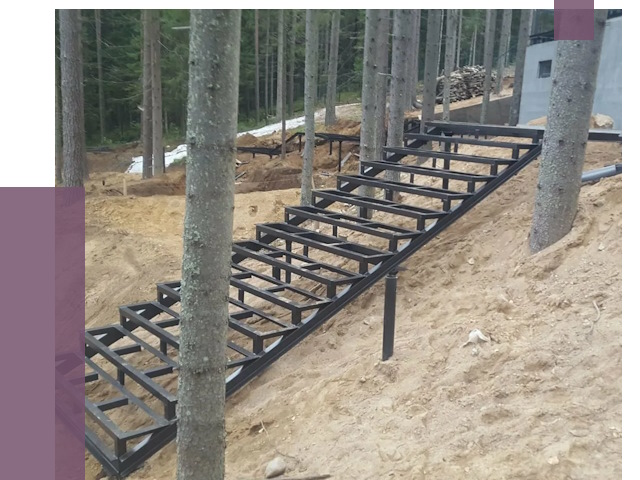 Монтаж металлических лестниц в Реже от 14513 руб. 