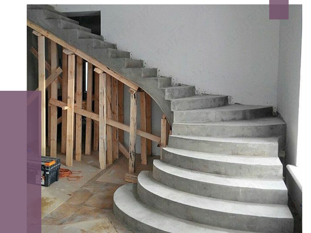 Изготовление бетонных лестниц под ключ в Реже от 21358 руб. | ПРОЛЁТ-Реж