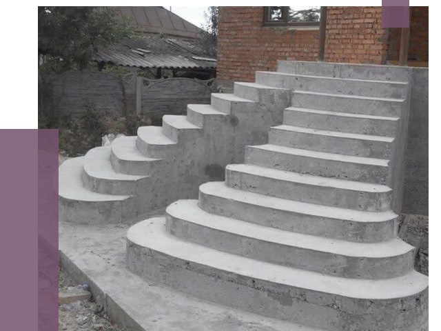 Монтаж бетонных лестниц в Реже от 4600 руб. 