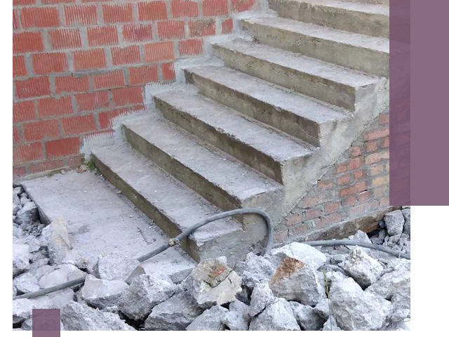 Демонтаж бетонных лестниц в Реже: быстро и безопасно