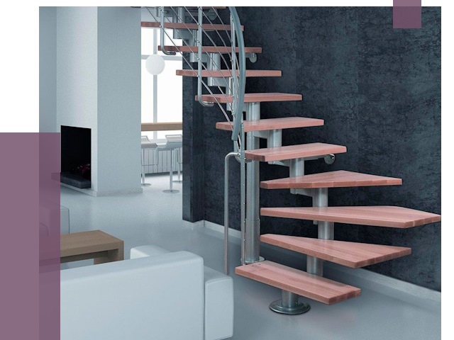 Модульные лестницы в Реже от 18072 руб. — купить в ПРОЛЁТ-Реж