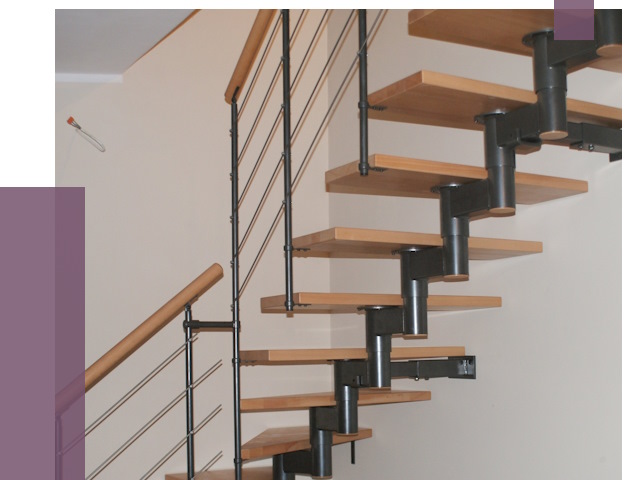 Изготовление модульных лестниц в Реже от 12322 руб. 