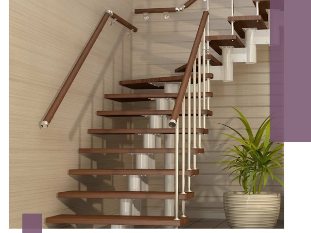 Изготовление модульных лестниц под ключ в Реже