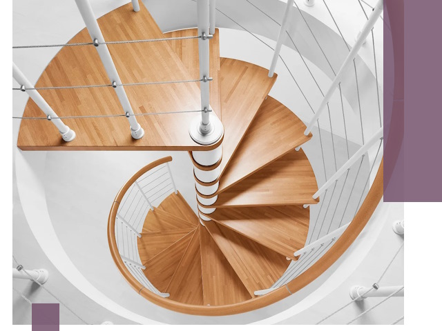 Изготовление винтовых лестниц под ключ в Реже