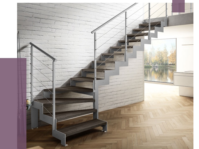 Г-образные лестницы под ключ в Реже от 39705 руб. | ПРОЛЁТ-Реж