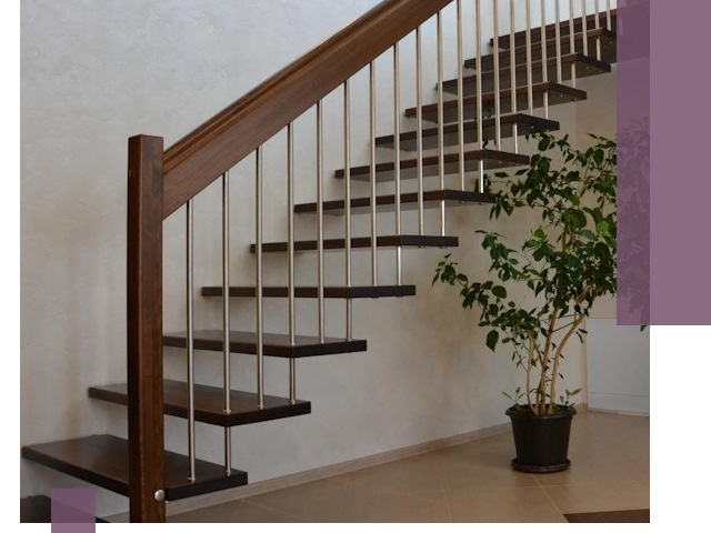 Лестницы на больцах под ключ в Реже – изготовление и монтаж