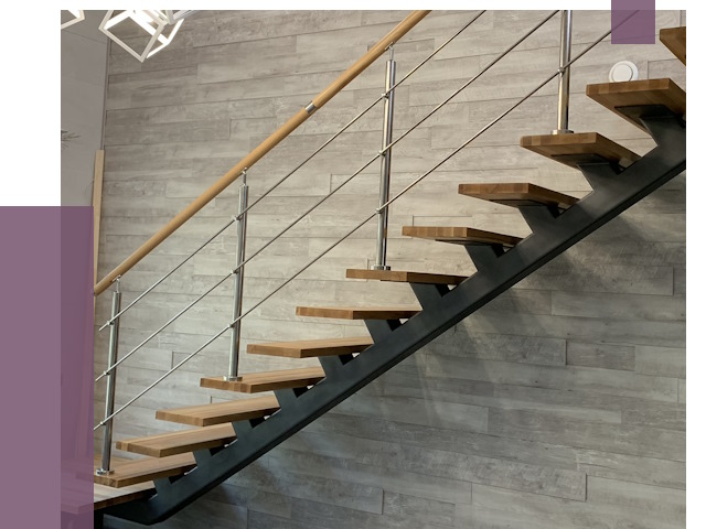 Изготовление лестниц на монокосоуре в Реже от 81600 руб. 