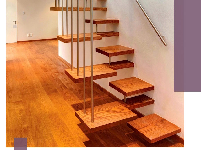 Лестницы «гусиный шаг» на заказ в Реже для узких пространств