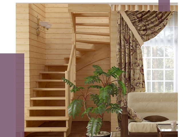 Лестницы для дачи в Реже от 81326 руб.  | ПРОЛЁТ-Реж