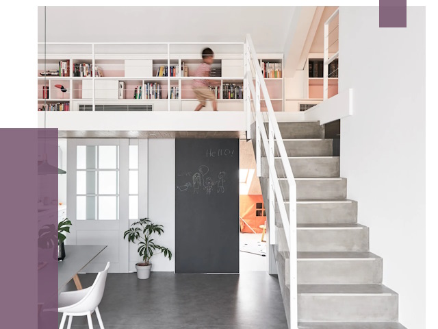 Лестницы для двухуровневой квартиры в Реже от 188939 руб. | ПРОЛЁТ-Реж