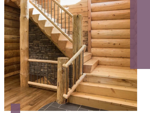 Лестницы в баню под заказ и профессиональный монтаж в Реже