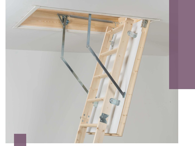 Установка чердачной лестницы под ключ в Реже