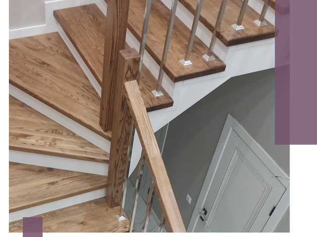 Обшивка металлических лестниц под ключ в Реже