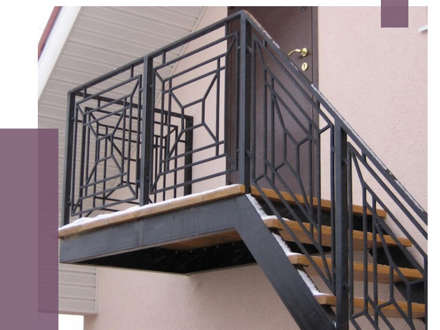 Металлические перила в Реже от 4600 руб.  | ПРОЛЁТ-Реж