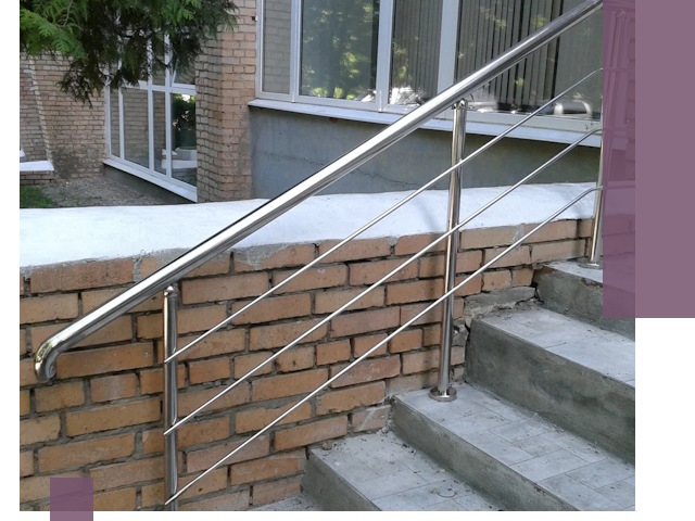 Перила из нержавеющей стали высокого качества в Реже