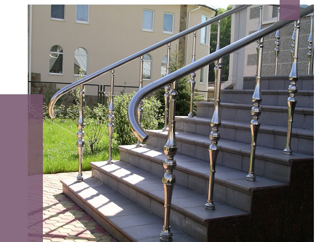 Перила для крыльца в Реже от 11501 руб. — монтаж ПРОЛЁТ-Реж