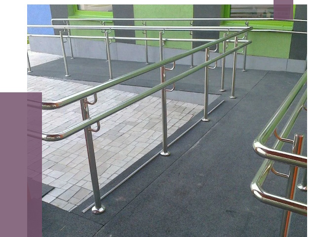 Ограждения пандусов в Реже от 4655 руб. монтаж | ПРОЛЁТ-Реж