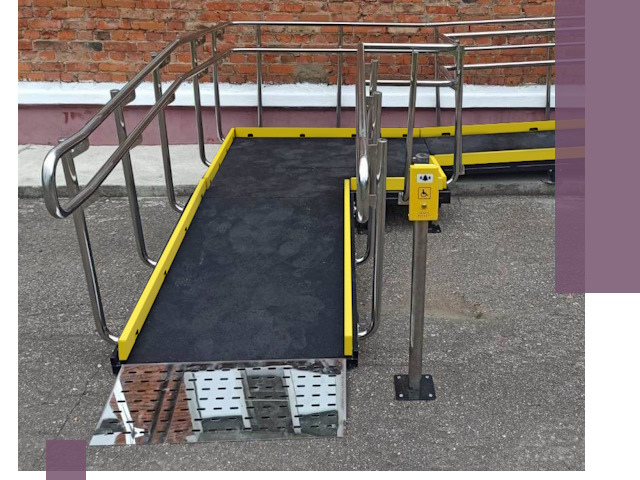 Изготовление наклонных пандусов для инвалидов в Реже