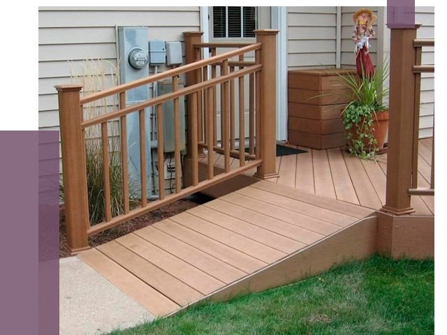 Пандус на крыльцо в Реже под ключ от 8324 руб. 