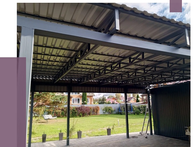 Монтаж навесов в Реже от 7886 руб. — установка навеса | ПРОЛЁТ-Реж