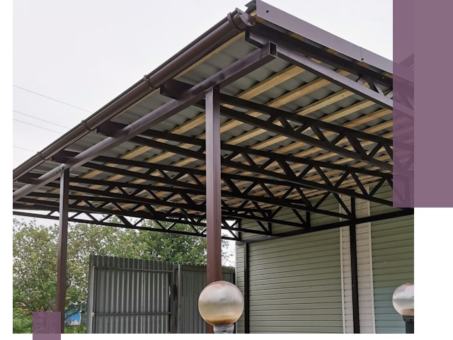 Навесы под ключ в Реже: изготовление, монтаж и гарантия