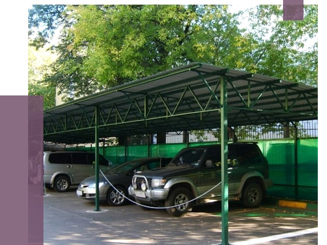 Навесы для парковки в Реже от 85981 руб. заказать | ПРОЛЁТ-Реж