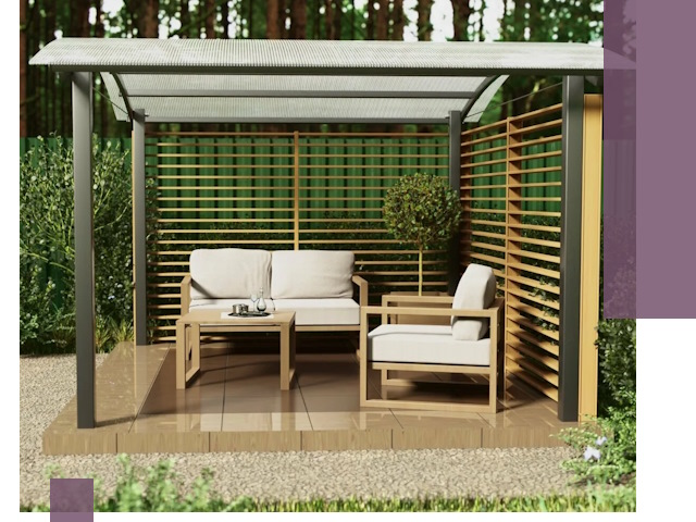 Навесы для дачи в Реже: изготовление, монтаж и демонтаж