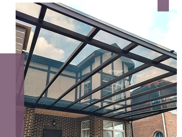 Навесы из поликарбоната в Реже от 9222 руб. под ключ — ПРОЛЁТ-Реж