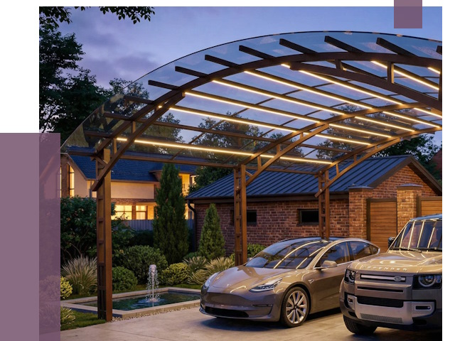 Металлические навесы в Реже от 13582 руб. под ключ — ПРОЛЁТ-Реж