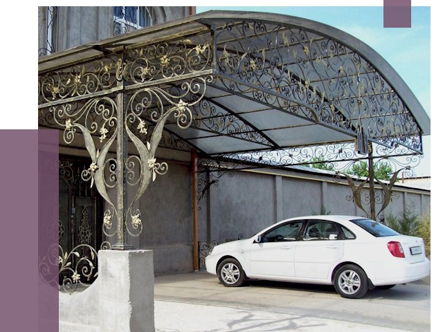 Кованые навесы в Реже от 15608 руб. | ПРОЛЁТ-Реж
