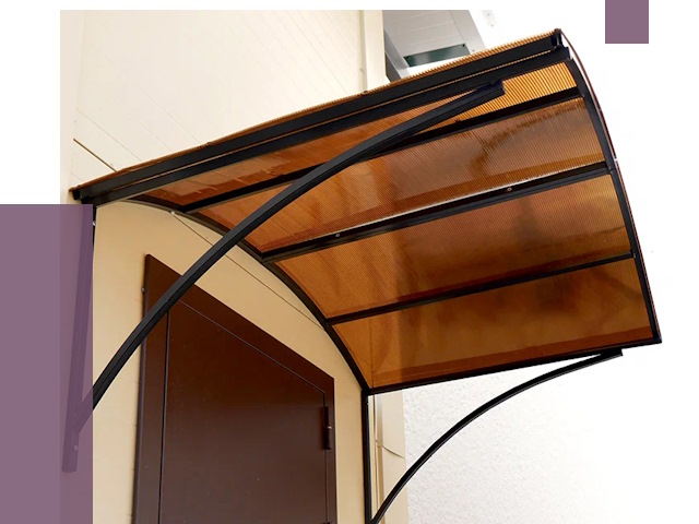 Недорогие козырьки в Реже от 8127 руб.  | ПРОЛЁТ-Реж