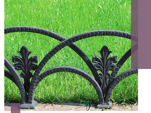 Декоративные металлические бордюры под ключ в Реже