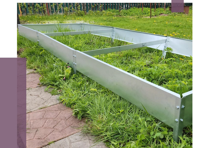Металлические бордюры для грядок в Реже от 1917 руб. 