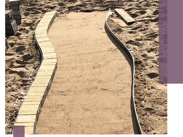 Металлические бордюры для тротуаров в Реже — прочные и долговечные