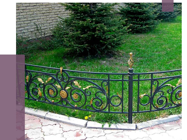 Кованые газонные ограждения в Реже от 8160 руб. — ПРОЛЁТ-Реж