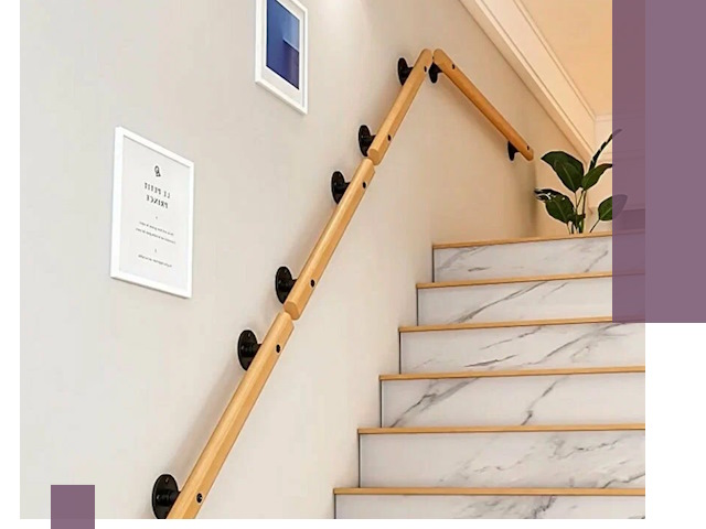 Поручни металлические и деревянные под ключ в Реже