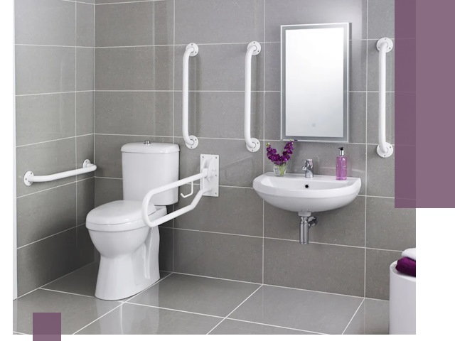 Поручни для санузлов в Реже: установка, ремонт и монтаж